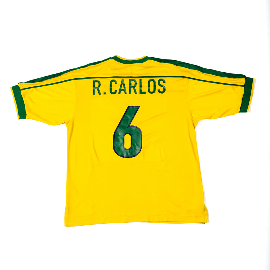 BRASILE 1998 - R.CARLOS #6 - HOME JERSEY