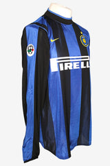 INTER 2000/2001 - RECOBA - MATCHWORN - HOME