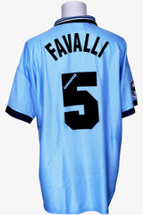 LAZIO 1996/97 - FAVALLI - MATCHWORN - HOME