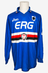 SAMPDORIA 2003/04 - BAZZANI - MATCHWORN - HOME
