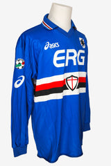 SAMPDORIA 2003/04 - BAZZANI - MATCHWORN - HOME