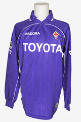 FIORENTINA 2000/2001 - MATCHWORN - CHIESA -HOME