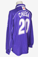 FIORENTINA 2000/2001 - MATCHWORN - CHIESA -HOME