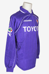 FIORENTINA 2000/2001 - MATCHWORN - CHIESA -HOME