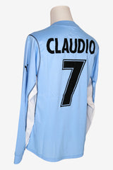 LAZIO 2001/02 - MATCHWORN - CLAUDIO LOPEZ