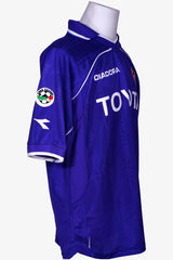 FIORENTINA 2000/01 - RUI COSTA #10 - HOME MATCH ISSUED