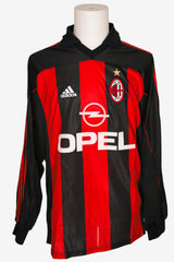 MILAN 2000/2001 - MATCHWORN - LEONARDO - HOME