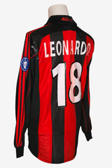 MILAN 2000/2001 - MATCHWORN - LEONARDO - HOME