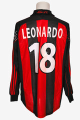 MILAN 2000/2001 - MATCHWORN - LEONARDO - HOME
