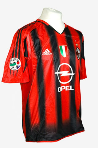 MILAN 2004/2005 - HOME - MATCHWORN - MALDINI - XL