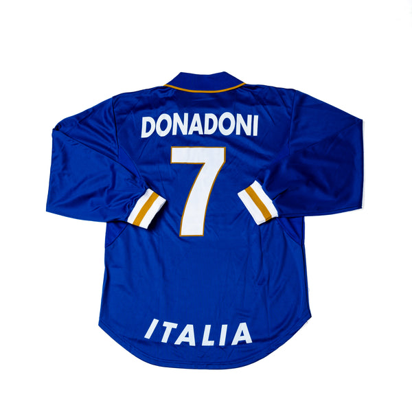 ITALIA 1996 - DONADONI #7 - HOME MATCH ISSUED