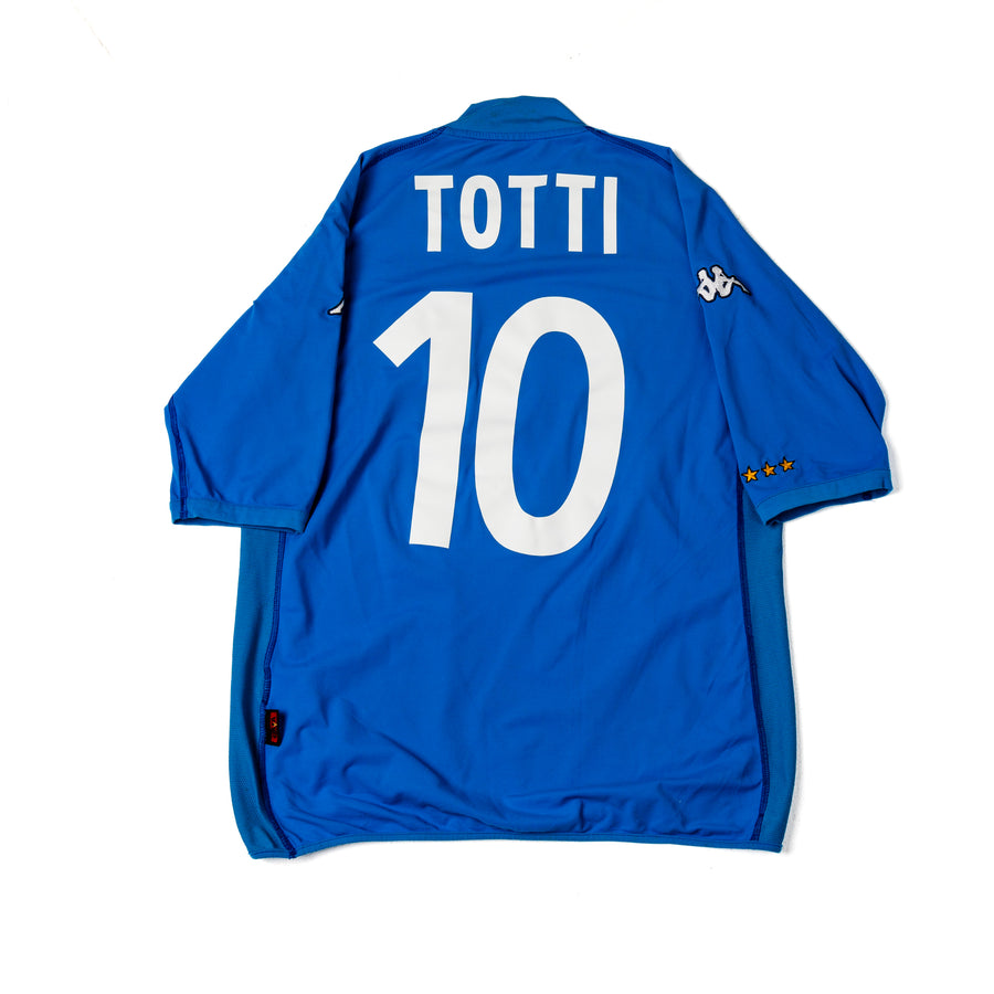 ITALIA 2002 - TOTTI #10 - HOME JERSEY