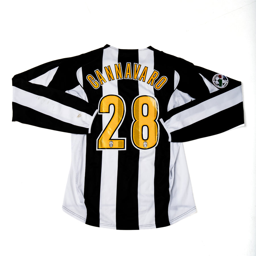 JUVENTUS 2004/05 - CANNAVARO #28 - HOME MATCH ISSUED