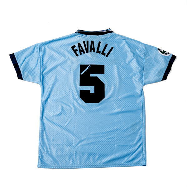LAZIO 1996/97 - FAVALLI #5 - HOME MATCH WORN
