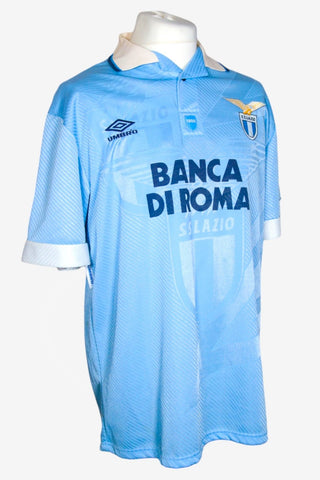 LAZIO 1994/1995 - HOME - MATCHWORN - 11 (SIGNORI) - XL