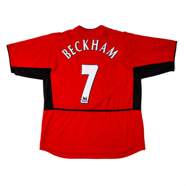 MANCHESTER UNITED 2002/03 - BECKHAM #7 - HOME JERSEY