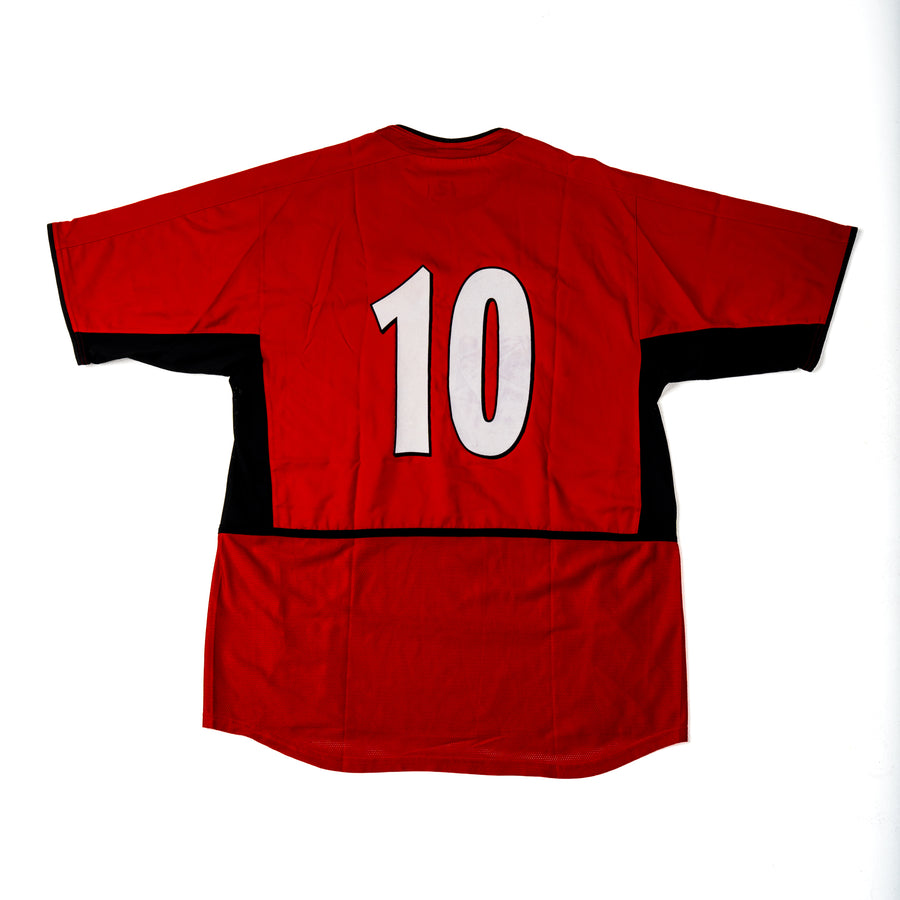 MANCHESTER UNITED 2003/04 - #10 (VAN NISTELROOY) - HOME MATCH WORN