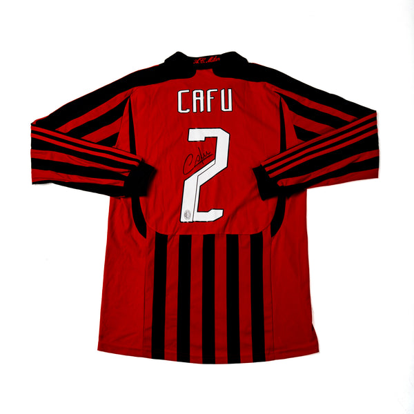 MILAN 2007/2008 - CAFU #2 - HOME MATCH ISSUED SIGNED