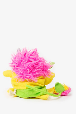 Peluche Popples, giallo e fucsia