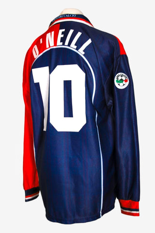 CAGLIARI 1998/99 - HOME - MATCHWORN - 0'NEAL - XL