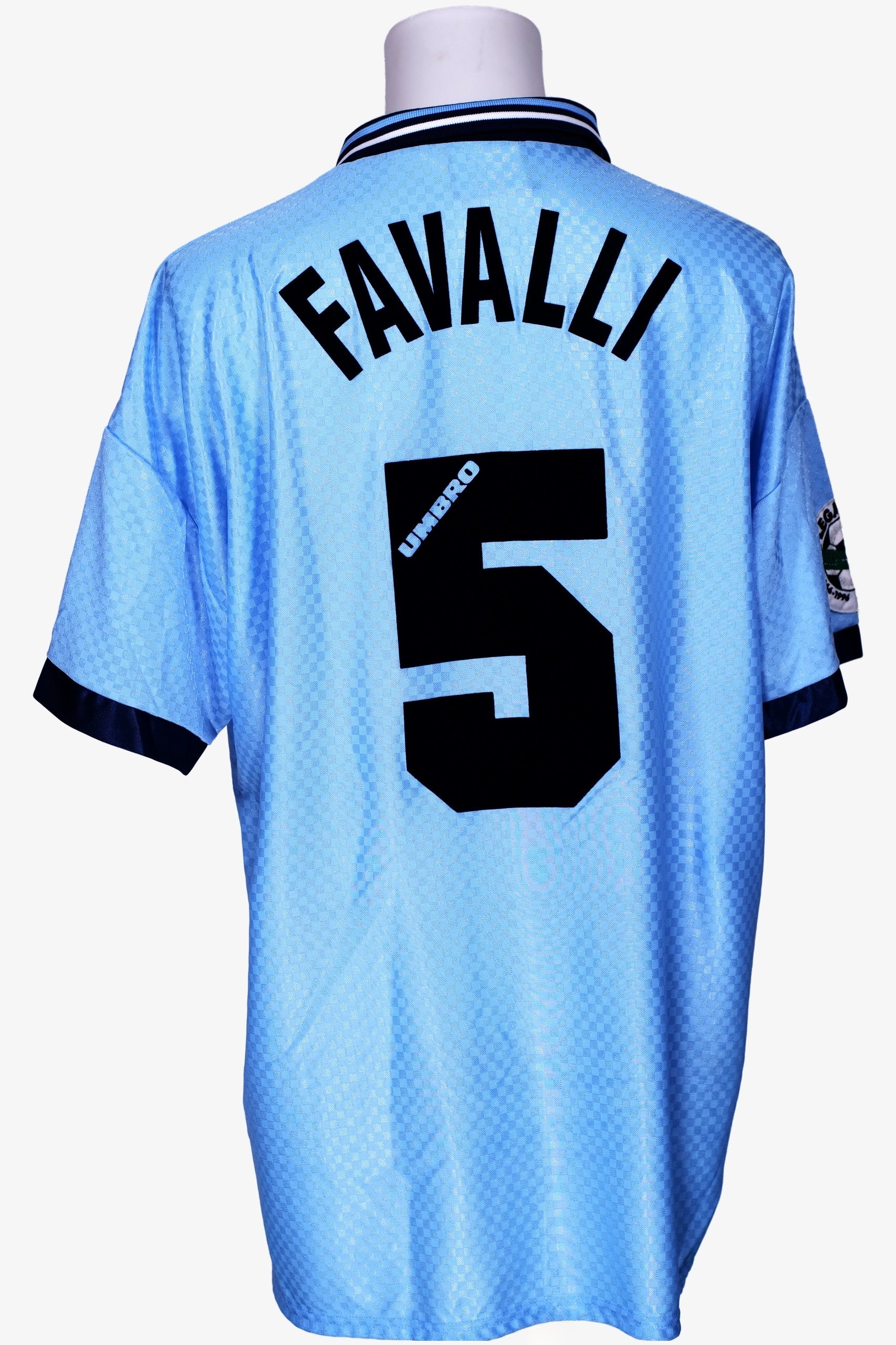 LAZIO 1996/97 - FAVALLI - MATCHWORN - HOME