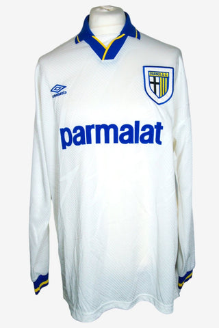 PARMA 1994/1995 - HOME - MATCHWORN - 10 (ZOLA) - XXL