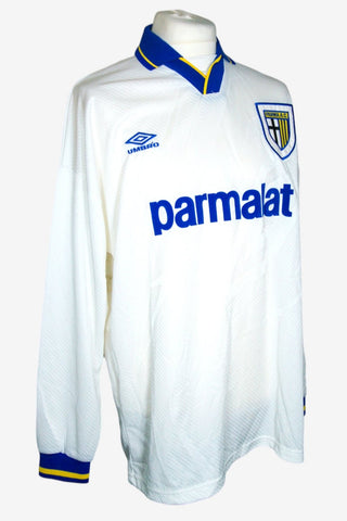 PARMA 1994/1995 - HOME - MATCHWORN - 10 (ZOLA) - XXL