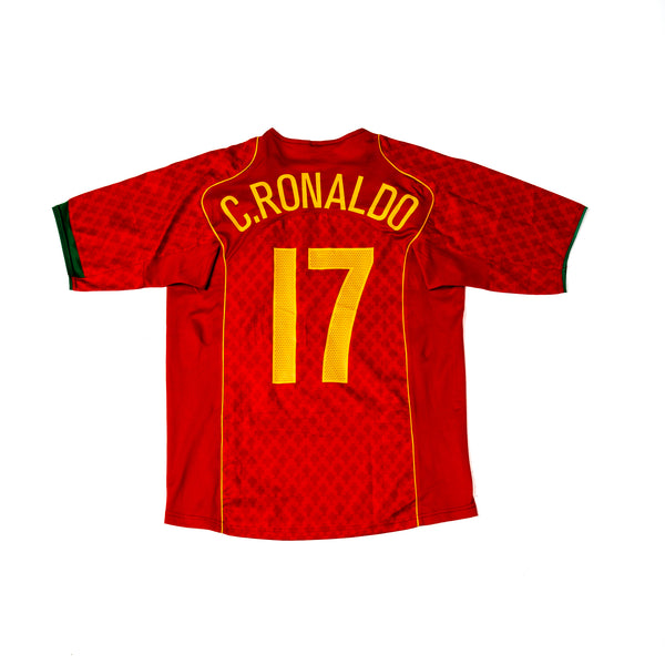 PORTOGALLO 2004 - C.RONALDO #17 - HOME JERSEY