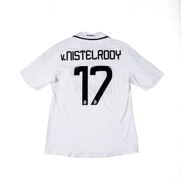 REAL MADRID 2008/09 - VAN NISTELROOY #17 - HOME MATCH WORN
