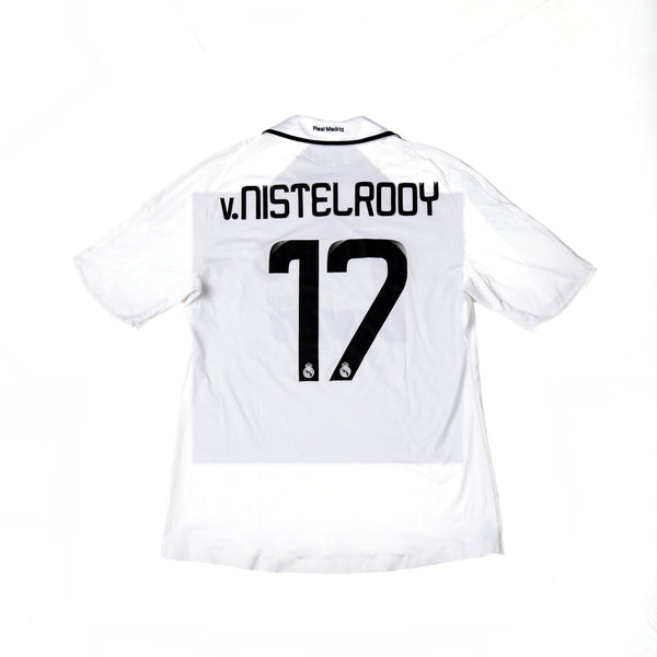 REAL MADRID 2008/09 - VAN NISTELROOY #17 - HOME MATCH WORN