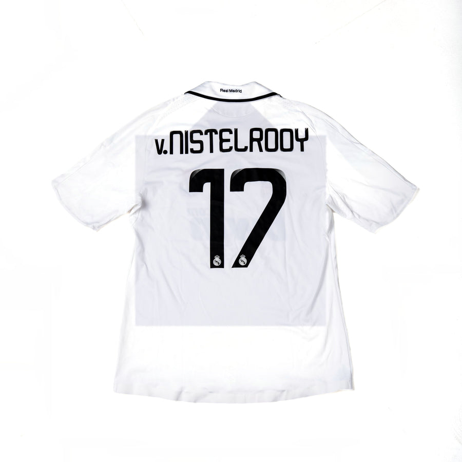 REAL MADRID 2008/09 - VAN NISTELROOY #17 - HOME MATCH WORN
