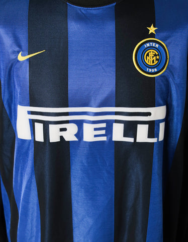 INTER 2000/2001 - HOME - RECOBA - MATCHWORN - XL