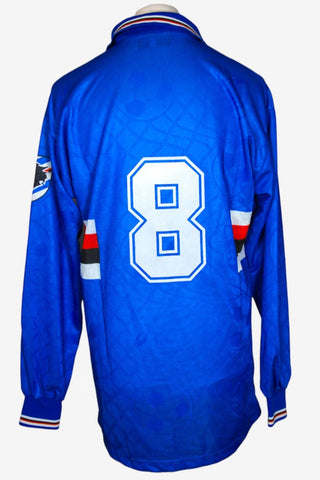 SAMPDORIA 1994/1995 - HOME - MATCHWORN - 8 (JUGOVIC) - XXL