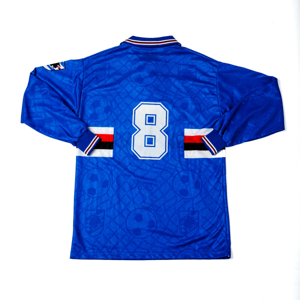 SAMPDORIA 1994/95 - #8 (JUGOVIC) - HOME MATCH WORN