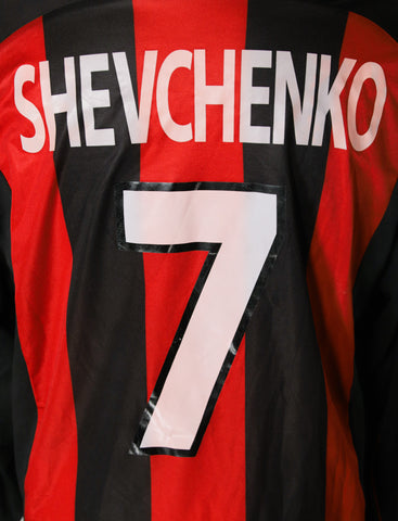 MILAN 2000/2001 - HOME - MATCHWORN - SHEVCHENKO - XL