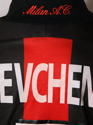 MILAN 2000/2001 - HOME - MATCHWORN - SHEVCHENKO - XL