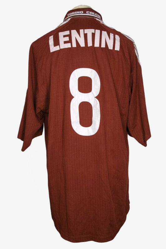 TORINO 1999/00 - HOME - MATCHWORN - LENTINI - XXL