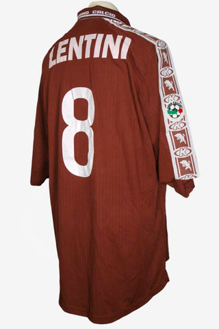 TORINO 1999/00 - HOME - MATCHWORN - LENTINI - XXL