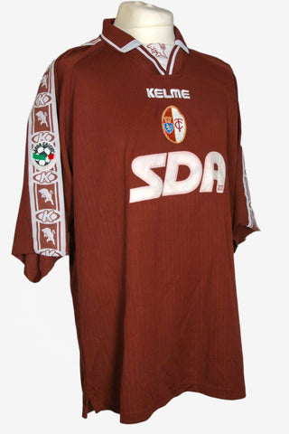 TORINO 1999/00 - HOME - MATCHWORN - LENTINI - XXL