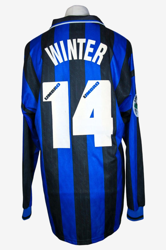 INTER 1996/1997 - HOME - MATCHWORN - WINTER - XXL