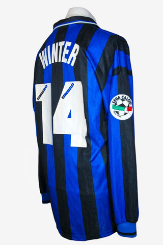 INTER 1996/1997 - HOME - MATCHWORN - WINTER - XXL