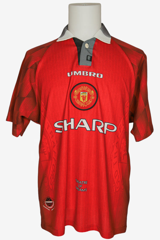 MANCHESTER UNITED 1996/97 - HOME - BECKHAM - XL