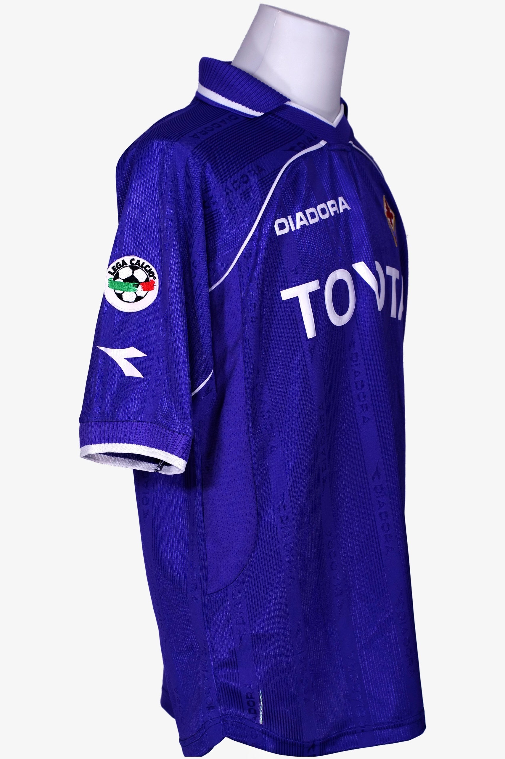 FIORENTINA 2000/01 - RUI COSTA #10 - HOME MATCH ISSUED