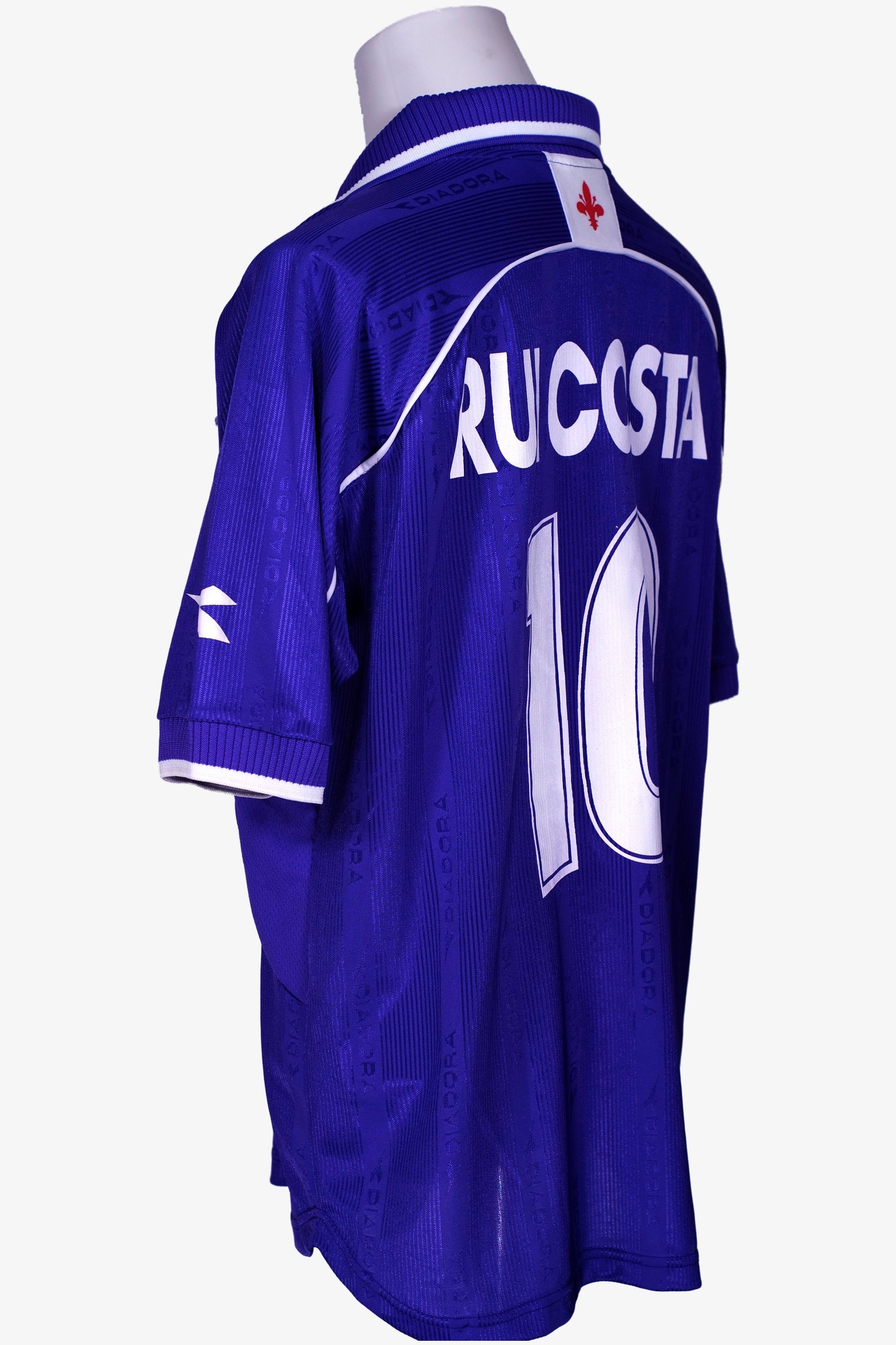 FIORENTINA 2000/01 - RUI COSTA #10 - HOME MATCH ISSUED