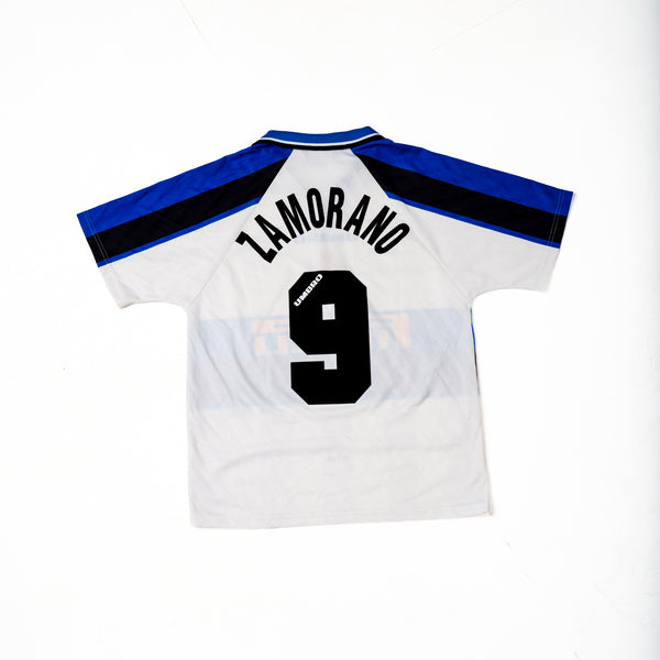 INTER 1996/1997 - ZAMORANO #9 - AWAY JERSEY