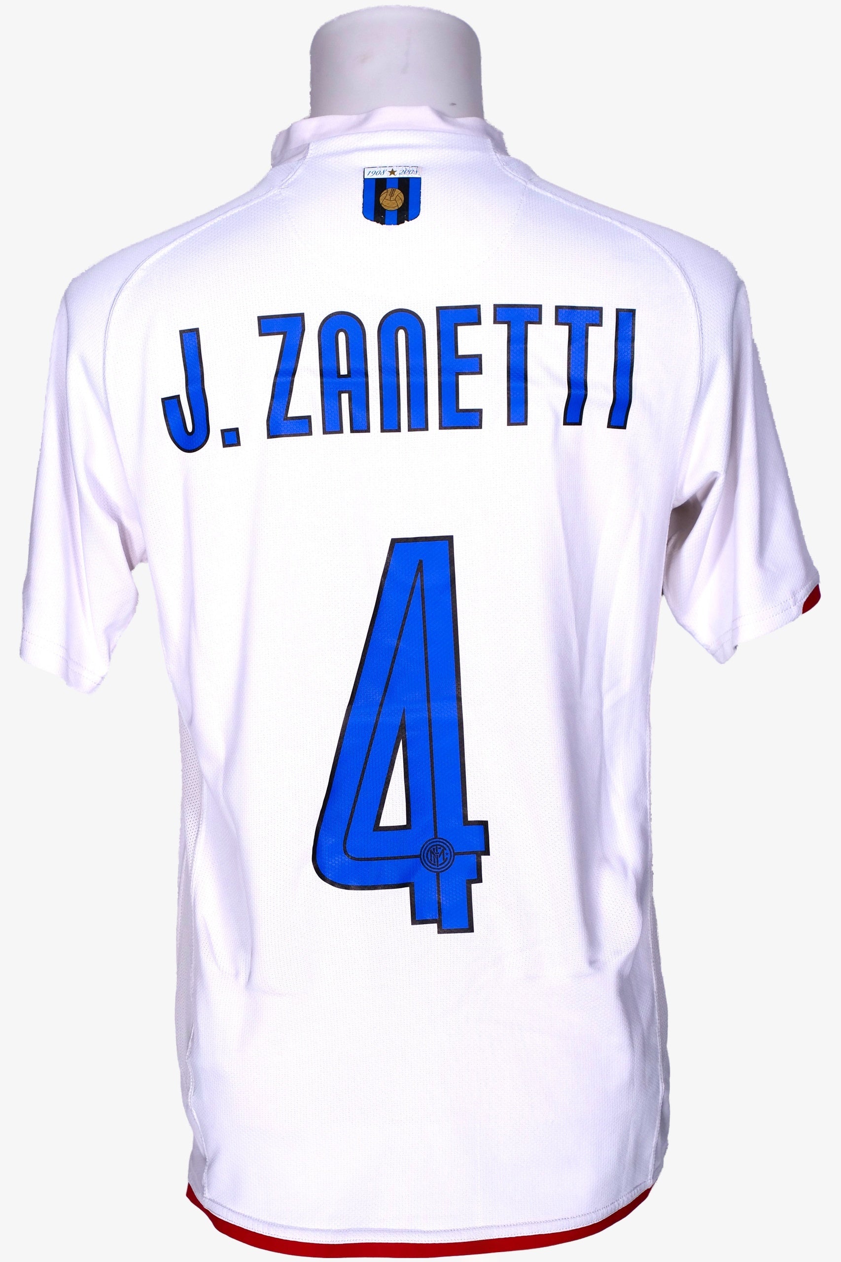 INTER 2007/08 - J.ZANETTI - CENTENARIO