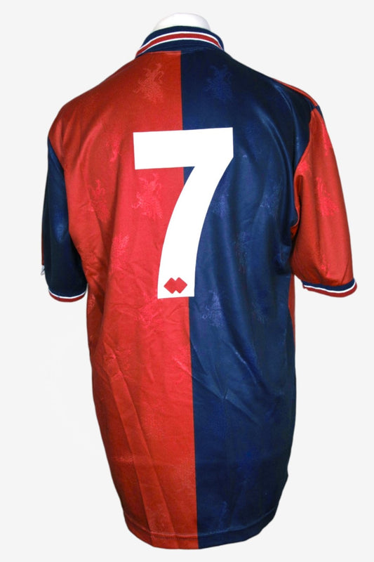 GENOA 1994/1995 - HOME - MATCHWORN - 7 (ONORATI) - XL