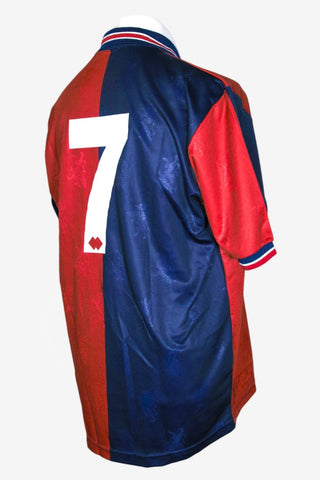 GENOA 1994/1995 - HOME - MATCHWORN - 7 (ONORATI) - XL