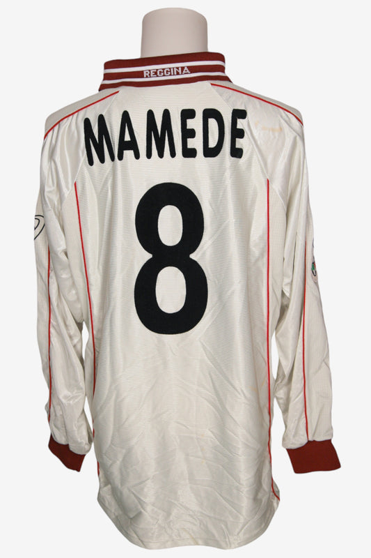 REGGINA 2000/01 - AWAY - MATCHWORN - MAMEDE - XL