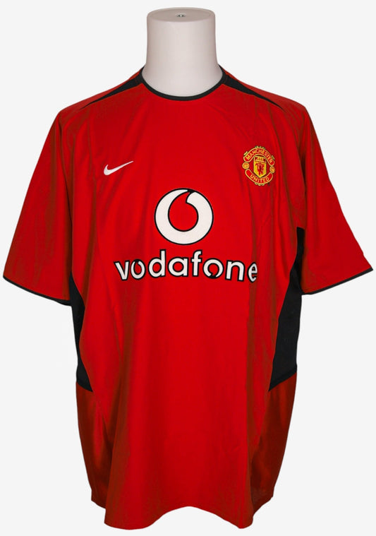 MANCHESTER UNITED 2003/04 - HOME - MATCHWORN - 10 (VAN NISTELROOY) - XXL